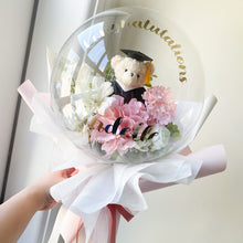 Load image into Gallery viewer, Graduation Teddy Flower Balloon