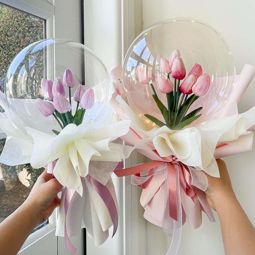 Tulip Flower Balloons – Round Day